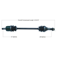 TYTANEUM OE Replacement CV Axle 813-0352