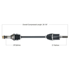 TYTANEUM OE Replacement CV Axle - Part Number 813-0354