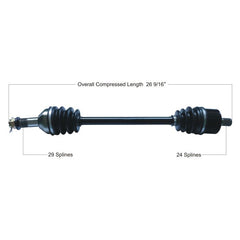 Tytaneum OE Replacement CV Axle - Part Number 813-0356