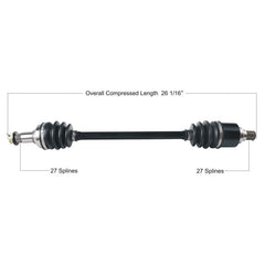 Tytaneum Arctic Cat OE Replacement CV Axle ARC-7033