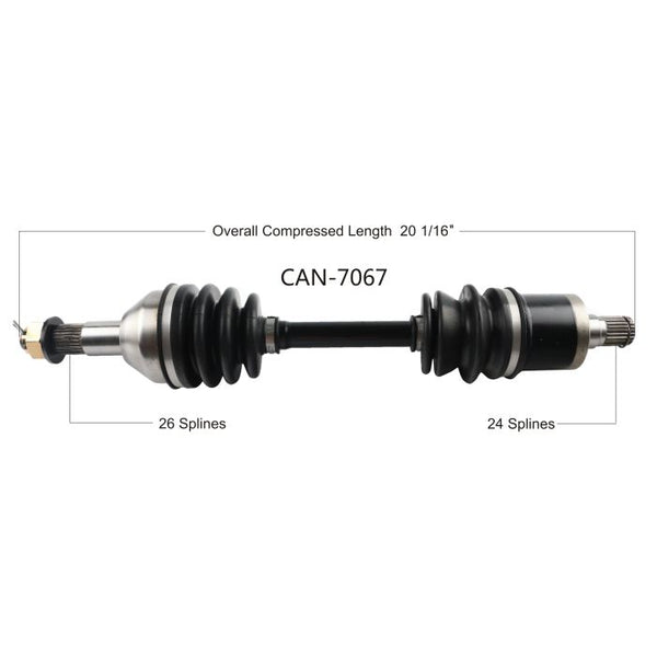 TYTANEUM CAN-AM OE Replacement CV Axle - Part Number CAN-7067