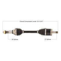 TYTANEUM Heavy Duty CV Axle * Can-Am Front Left (Part Number: CAN-6074HD)