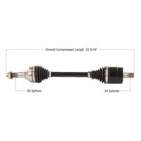 TYTANEUM Heavy Duty CV Axle for Can-Am Rear Left/Right - Part Number CAN-6076HD