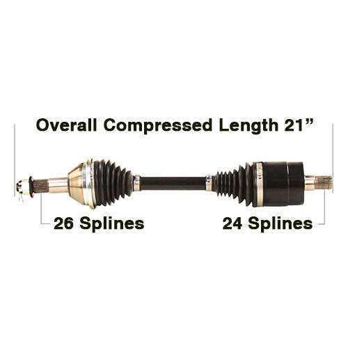 TYTANEUM Heavy Duty Replacement CV Axle - Part Number CAN-6092HD for Can-Am