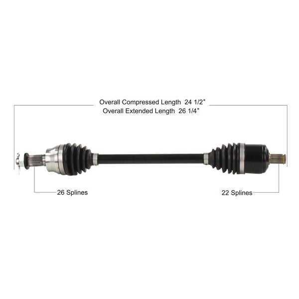 Tytaneum POL-6090HD Heavy Duty CV Axle Replacement for Polaris