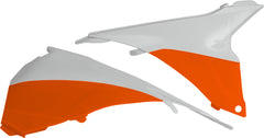 ACERBIS Airbox Covers White/Orange - Part Number 2314291088