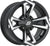 Sedona Riot Wheel A8147037-T-52S 14x7 4/137 5+2 Black/Machined