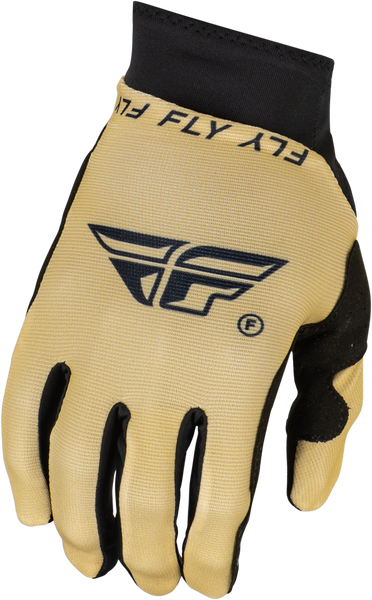 FLY RACING Pro Lite Gloves Khaki/Black XS - Ultra-Lightweight Race Gloves