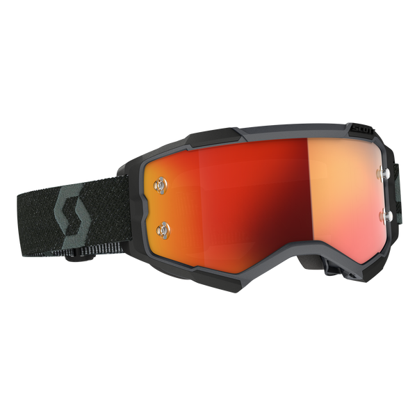 SCOTT Fury Goggle Black Orange Chrome Works Lens - Part Number 272828-0001280