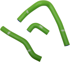 MOOSE RACING Race Fit Radiator Hose Kit - Green - Kawasaki KAW-62-GR