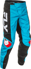 F 16 Pants Cyan/Black/White Sz 30