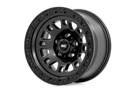 Rough Country | Rough Country 82 Series Wheel | One-Piece | Semi Gloss Black | 17x9 | 6x5.5 | -12mm | 82170912