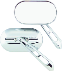 Kuryakyn Magnum Mirrors Small Flat Glass Chrome