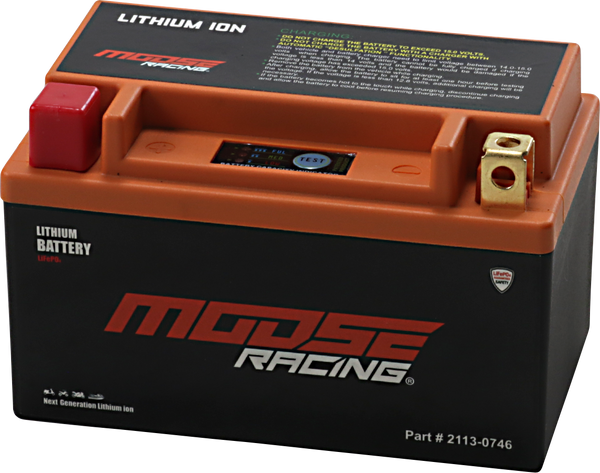 MOOSE RACING Li-Ion Battery HUTX14H-FP - Lightweight and High Performance