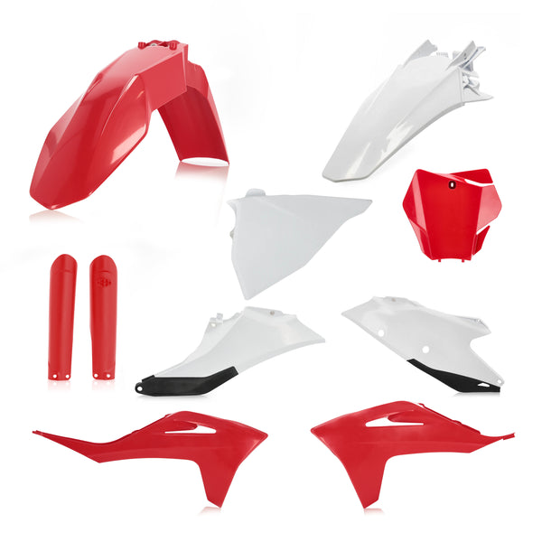 ACERBIS Full Plastic Kit Gas/KTM Red/White - Part Number 2872791005