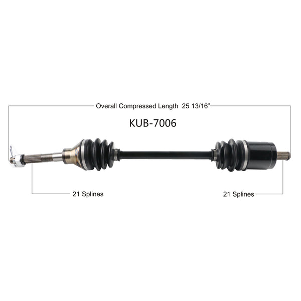 OPEN TRAIL KUB-7006 2.0 Axle Front - High Performance & Durability