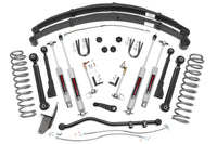 Rough Country | 4.5 Inch Lift Kit | RR Springs | X-Series | Jeep Cherokee XJ 2WD/4WD (84-01) | 63330