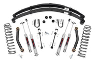 Rough Country | 4.5 Inch Lift Kit | RR springs | Jeep Cherokee XJ 2WD/4WD (1984-2001) | 633N2