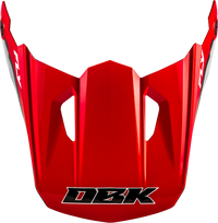 Kinetic Dbk Helmet Visor Red/Black/Grey Xs/Sm