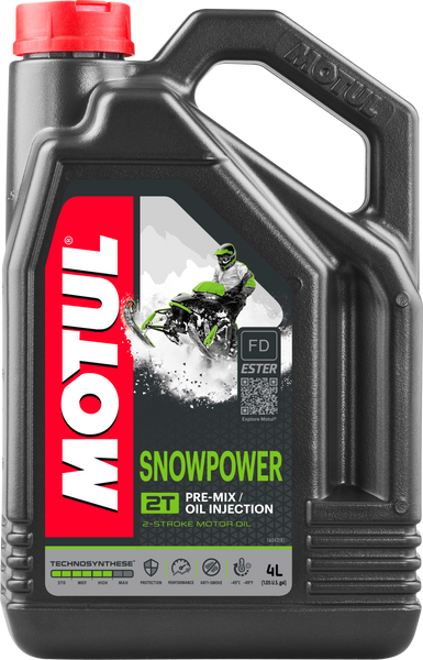 MOTUL 105888 Snowpower 2T Ester Engine Oil - 4 Ltr Case