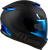 FLY RACING Sentinel Recon Helmet Matte Black/Blue Chrome XS - Part 73-8428XS