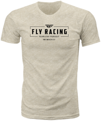 Fly Motto Tee Natural Sm