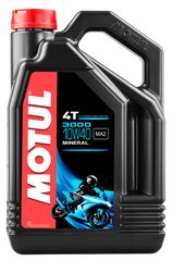 MOTUL 3000 Petroleum Oil 10W40, Part Number 107693 - 4 Liters