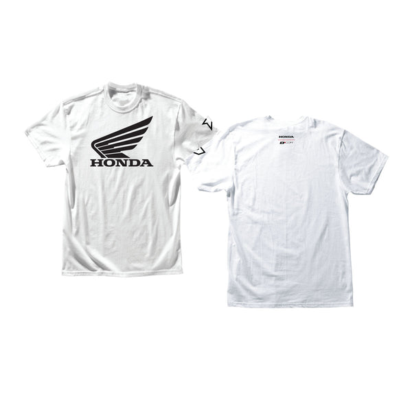 D-COR Honda Wing II T-Shirt - White - Medium