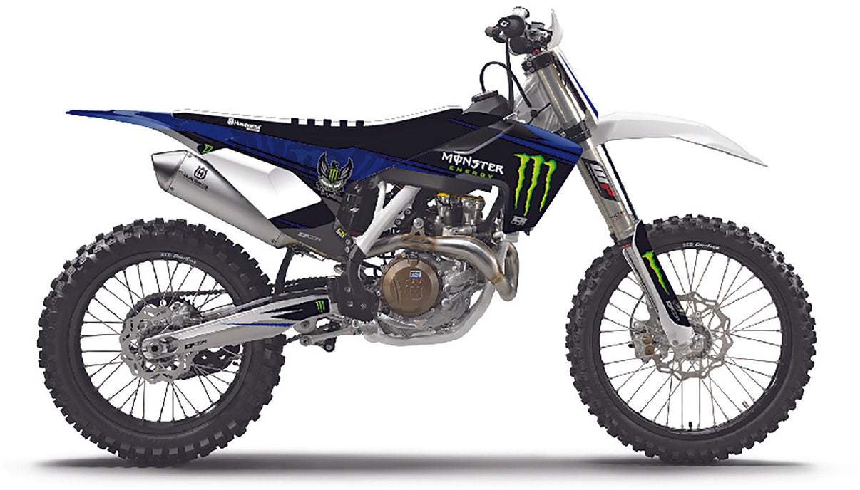 Monster Energy Complete Graphic Kit White