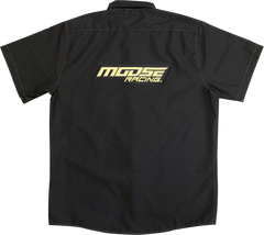 MOOSE RACING Moose Racing Shop Shirt - Black - Large MSR01S8RDLG