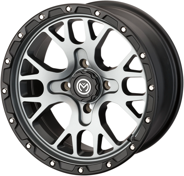 MOOSE UTILITY 545X Wheel - Front/Rear - Gray - 14x7 - 4/110 - 4+3