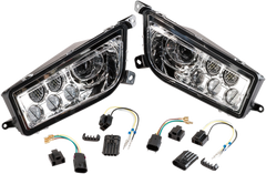 MOOSE UTILITY LED Headlight - RZR900/1000 - Clear - Part Number 100-3352-PU