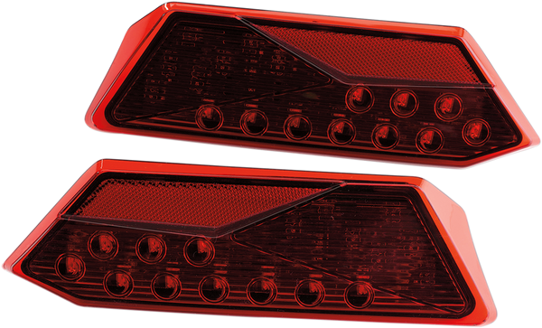 MOOSE UTILITY LED Taillights for RZR1000 - Red 100-3385-PU