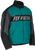 FLY RACING Outpost Jacket Black/Teal/Orange Large - Weatherproof and Breathable