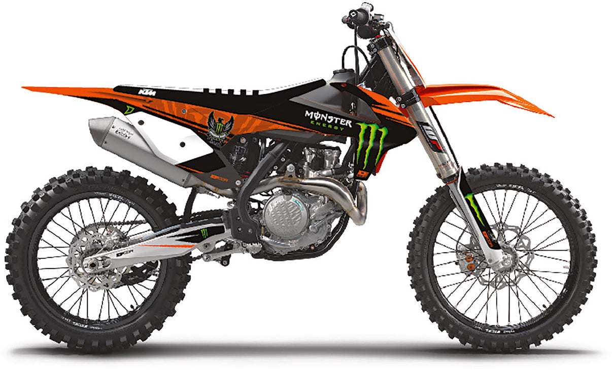 Complete Kit Monster Energy White Background