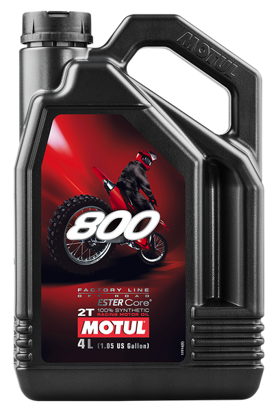 MOTUL 800 2T Pro Racing Premix 4 Liter - High Performance Synthetic Oil