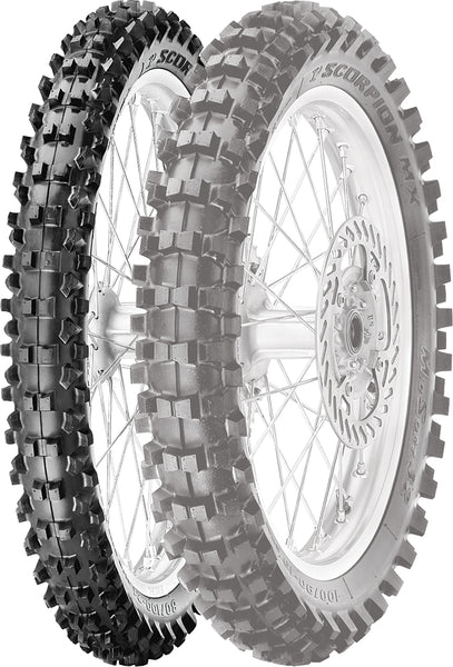 Pirelli MX32 Midsoft Front Tire 60/100-12 3841900 - Ultimate Traction for Off-Road Riding