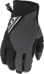 FLY RACING Youth Title Gloves Black/Grey - Part #371-05106