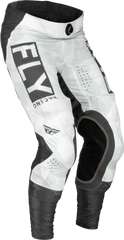 FLY RACING Lite L.E. Stealth Pants - White/Grey, Size 36