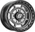 SEDONA Rift Wheel 15x7 4/156 5+2 (+10mm) Carbon Grey - Stepped 8 Spoke Design