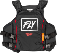 FLY RACING 221-30300S Pullover Flotation Vest in Black/White/Red - Small