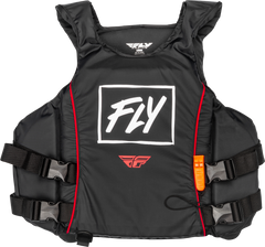 FLY RACING 221-30300S Pullover Flotation Vest in Black/White/Red - Small