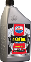 Lucas V Twin Gear Oil Synthetic 75W-140 - 1 Quart