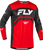 FLY RACING 378-054L Red/Black/White Long Sleeve Bicycle Jersey - Large