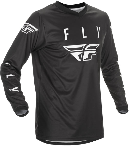 Fly Universal Jersey Black/White Xl