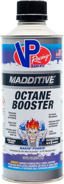 VP Racing 28555 Octane Booster 16 Oz - Enhance Performance and Reduce Engine Knock