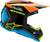 Alpinestars SM3 Youth Fray Helmet - Black/Orange/Fluorescent Yellow (Part Number: 8301625-1455-YL)