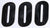 D-COR Number 0 Black 4" Vinyl Decal - Part Number 45-24-0