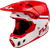 FLY RACING Youth Formula CC Objective Helmet Red/White YL - Part Number 73-4347YL