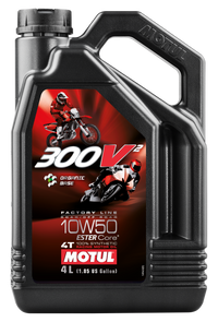 MOTUL 108587 300v2 4T Competition Synthetic Oil 10W50 - 4 Liters